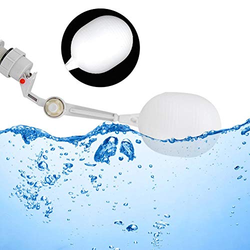 Válvula de Flotador, 2Pcs Plástico Waterer automático Tazón Relleno Tanque de alimentación Agua Filtro de Agua Flotador Válvula de Bola Suministros agrícolas