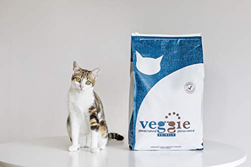 VeggieAnimals - Pienso 100% Vegetal para Gatos, 15 kg