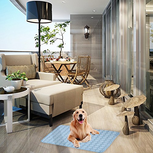 Verano almohadilla de refrigeraci�n para mascotas perro gato esteras port�tiles colchoneta de dormir gatos cachorro coj�n fr�o disipaci�n de calor de la cama