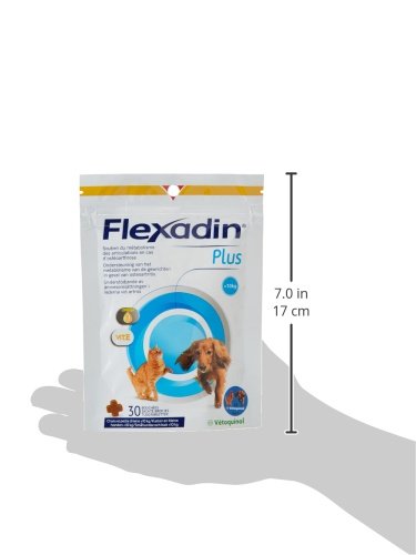 Vetoquinol Flexadin Plus - Complemento alimenticio para Gato/Gato (Menos de 10 kg, 30 Bouches)