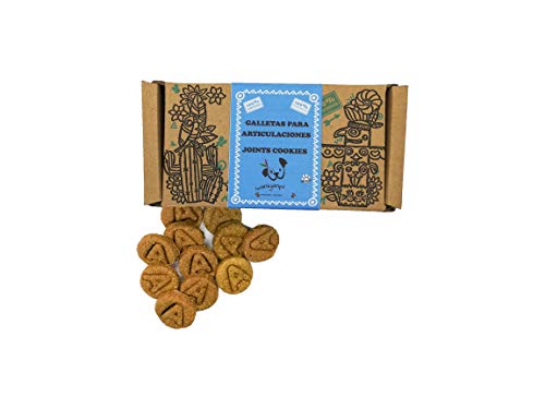 Waniyanpi Snacks para Perros con Problemas de articulaciones 600g (3 Cajas x 200g)|con harpagofito, Zanahoria Fresca y Aceite de Salmón.