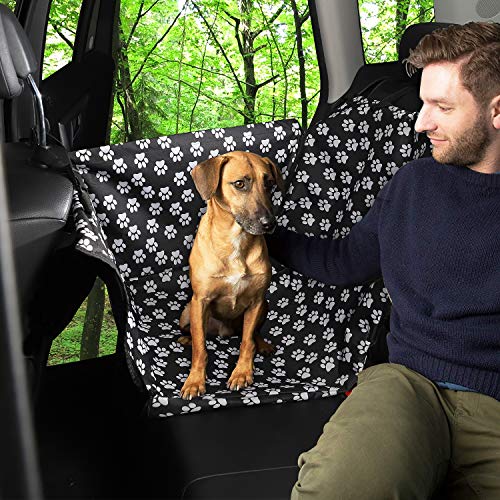 Wimypet Refuerzo de Coche para Perros, Fundas de Asiento de Perro a Prueba de Agua Manta de Auto para Mascotas con Cinturón de Seguridad para Perro(68 x 57 x 33 CM)