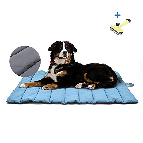 XIAPIA Cama Perro Impermeable Colchoneta,Almohada Relajante Perro Colchón Perros Viscoelastica Cojines Lavable Impermeable para Perros Medianos,Grande