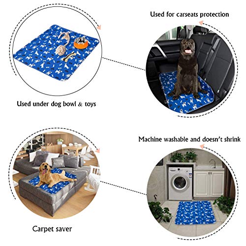 Yangbaga Empapadores Perros, Pañales de Perro Lavable y Reutilizables Empapadores de Entrenamiento para Adecuado para Perros Pequeños y Medianos o Gatos,Pañales para Perros Antideslizante (58 * 39cm)