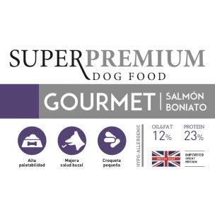 YERBERO Nature Gourmet salmón/boniato Comida Hipoalergénica para Perros 12kg