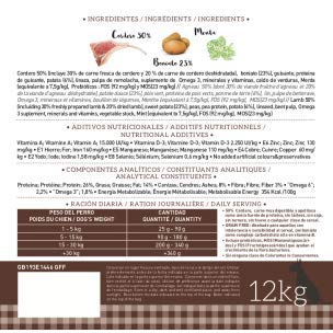 YERBERO Nature Sensitive Cordero/arroz Comida Hipoalergénica para Perros 12kg