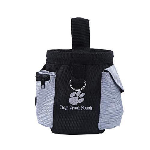 YOUTHINK Bolsa para golosinas para Perros Bolsa para golosinas para Cachorros Obediencia Agilidad Cebo Entrenamiento Bolsa para golosinas para Alimentos Bolsa con dispensador Transporta Impermeable