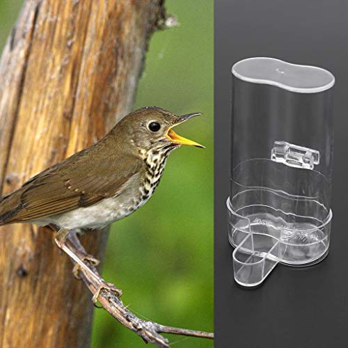 Yyooo Automatic Pet Bird Feeder Papagayo Bebedores Clip de Suministro de Agua Jaula Accesorios