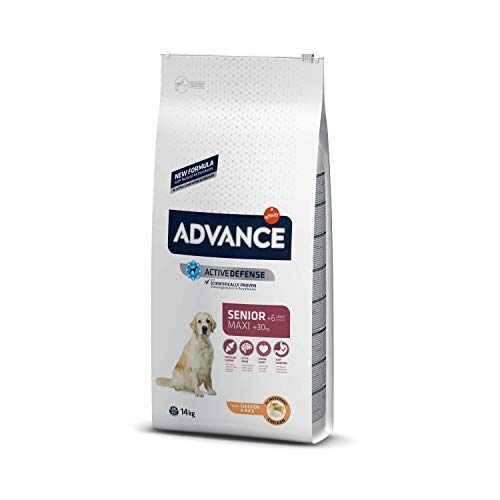 Advance Maxi Pienso para Perros Senior De Razas Grandes-12 Kg, 14 kg