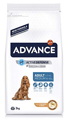 Advance Pienso para Perros Medium Adult, Normal, 3 kg