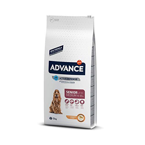 Advance Senior Medium - Pienso para Perros de Edad Avanzada de Razas Medianas - 12 kg