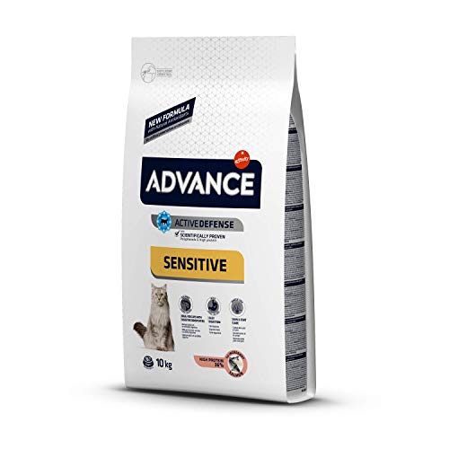 Advance Sensitive - Pienso para Gatos, 10 kg