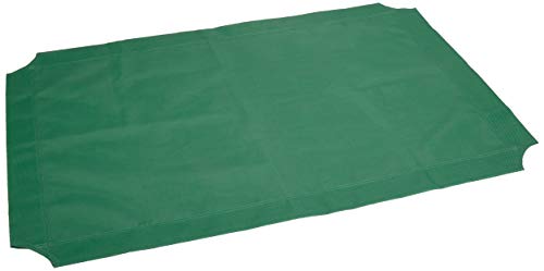 AmazonBasics – Funda de repuesto para la cama para mascotas elevada y aireada, grande, color verde