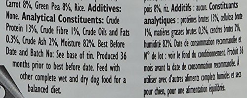 Applaws- Comida de perro con sabor de pechuga de pollo con rigado de ternera, 12 X 156g