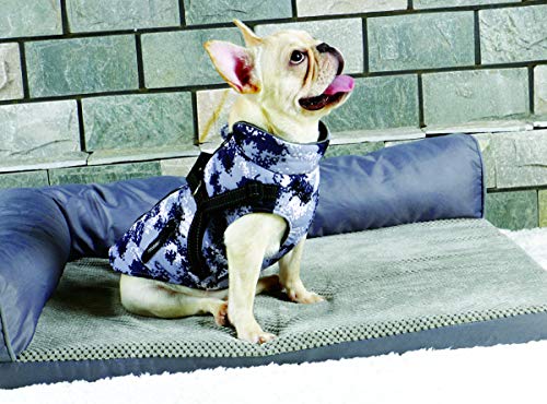 BABYDOG Abrigo Chaqueta para Perro, Caliente para Mascotas, Prenda de Vestir Invierno, Chaqueta de Invierno, Cazadora Perro con Forro Polar, Ropa para Perro, Trenca para Perro. (7L, Morado)