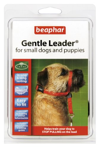 Beaphar Collar de Adiestramiento Gentle Leader, M, Rojo