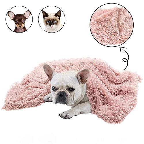 BVAGSS Alfombra Manta Suave y Linda Warm Manta Lavable para Gatos y Perros XH025 (M, Pink)