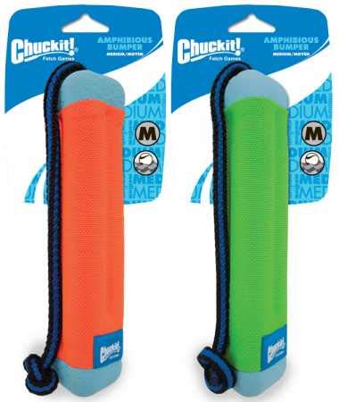 Chuckit! 18300 Amphibious Bumper Juguete Flotante para Perros, M, Colores variados, 1 unidad