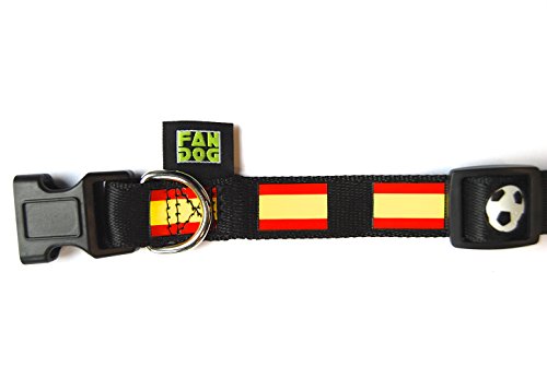 Collar de perro FanDog - Diseño España - talla M