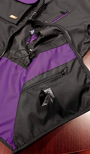 DINGO 16415 - Chaleco de Entrenamiento Impermeable para Manillar, Color Violeta, 390 g