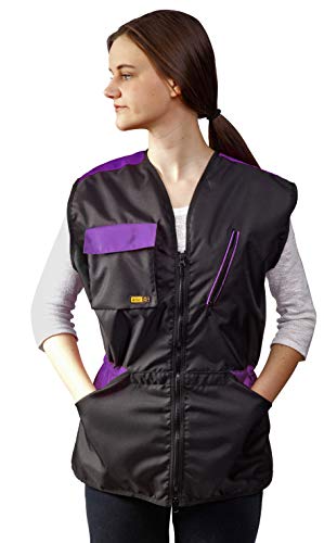 DINGO 16415 - Chaleco de Entrenamiento Impermeable para Manillar, Color Violeta, 390 g