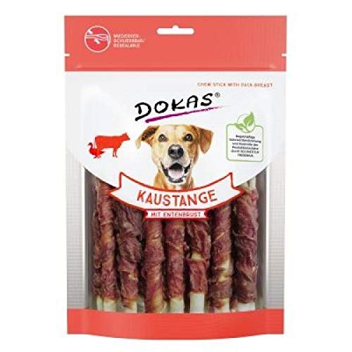 dokas hundekau Barra con pato Pecho | 9 x 200 g Perros Snack