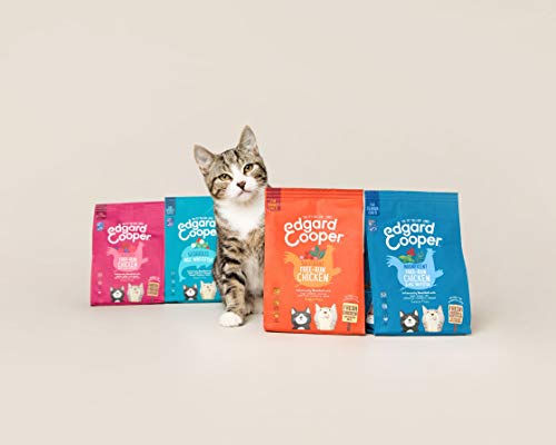 Edgard & Cooper pienso Gatos Senior SIN Cereales. Comida Natural con Pescado Blanco con certificación MSC y Pollo de Corral bajo en Grasas saturadas, 1.75kg. Apto para Gatos esterilizados