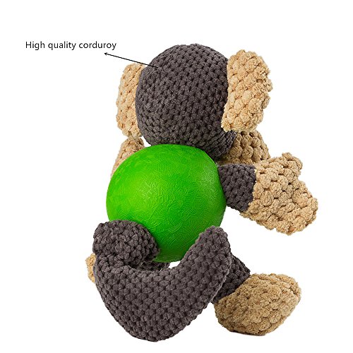 EEToys - Juguetes para perros pequeños con bola de goma para hacer feliz a tu perro