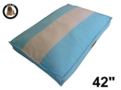 Ellie-Bo Carcasa Rayas Perro Cama de Repuesto, 106,7 cm (42), XL, Azul/Gris