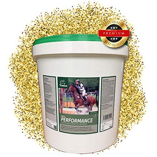 EMMA Piensos para Caballos Piensos para Caballos con vitaminas B, Selenio y Zinc I Vitamina A,C,E con Soja I Fortalecimiento Muscular para Caballos, Esqueleto, vitalidad, energía 6 Kg.