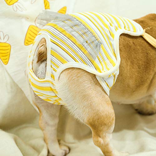 Feidaeu Correa para Pantalones de Mascotas Ajustable Cómodo Transpirable Resistente al Desgaste Antibacteriano Ropa de Uso Diario Ropa fisiológica