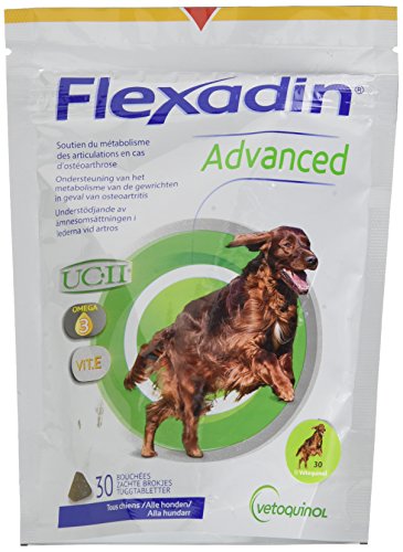 FLEXADIN 30 Bouchées Advanced Vetoquinol - Pour chien - Soulage les articulations