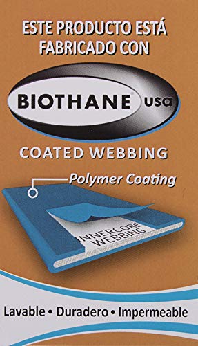 Francisco Romero - Collar Biothane Beta, 2.5 x 55 cm, Negro