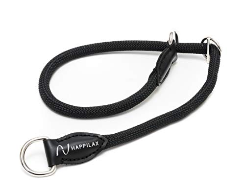 Happilax Collar para Perro pequeño y Cachorro en Cuerda Trenzada con Tope Ajustable