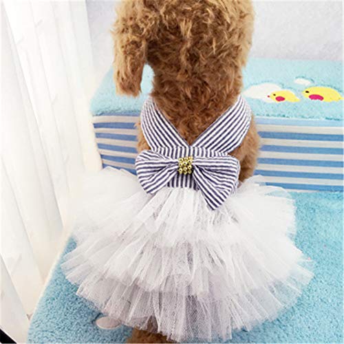 HBHUBO Falda de Moda para Mascotas, Ropa Linda de Peluche, Ropa del Perrito, pequeñas y Medianas Perros para participar en el Baile de Navidad, Regalos de cumpleaños, Cinco Estilos XS-XL,1,S