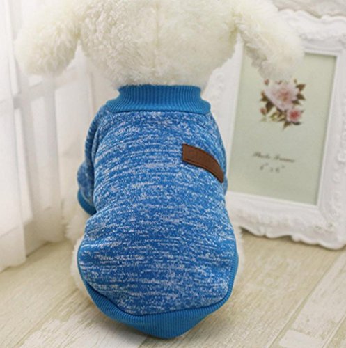 Hemore Mascotas Perro Ropa Abrigo Sudadera Invierno Mascota Perro Ropa Tejer Animales requisitos de Dog Pet Clothes