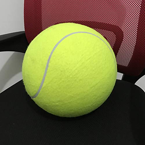 Hihey Pelotas de Juguete para Perros Pelota de Tenis para Mascotas Robusta 24 CM Diámetro Perro Chew Toy Pelota para Mascotas Pelota de Tenis Gigante