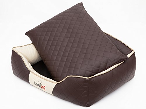 Hobbydog Elite Cama para Perro, XL, Color marrón/Beige