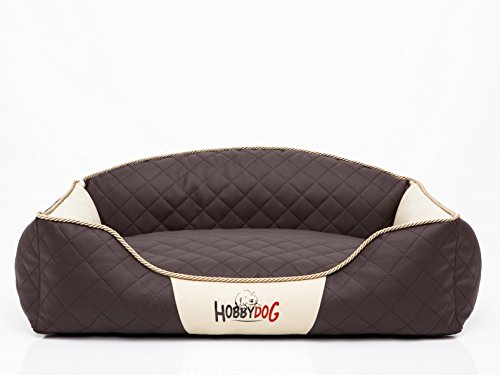 Hobbydog Elite Cama para Perro, XL, Color marrón/Beige