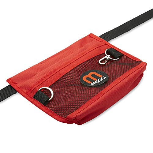 Interpet Bolsa Deluxe de Mikki para Guardar premios para Perros y Cachorros Que están Siendo adiestrados. Ajustable a la Cintura y con Cinta para Colgar del Hombro.