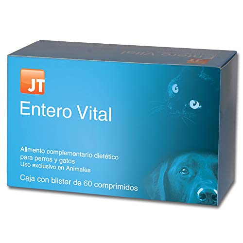 JTPharma Entero Vital - Alimento Complementario para Mascotas, 60 Comprimidos