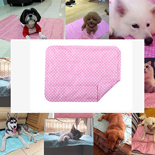 JZTRADE Manta Fria Colchon Refrigerante para Perros Almohadilla de refrigeración para Perros Genial Cama del Perro Mascota de Mat Gato de Mat Gato Mat 2,s