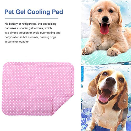 JZTRADE Manta Fria Colchon Refrigerante para Perros Almohadilla de refrigeración para Perros Genial Cama del Perro Mascota de Mat Gato de Mat Gato Mat 2,s