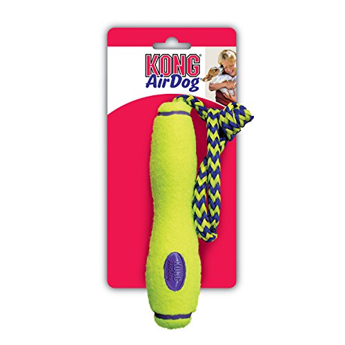 KONG JU03198 Air Stick Squeaker con Cuerda M