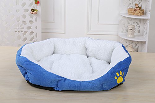 LAAT Cama para Mascotas Cama de Perro Cama de Dormir para Gatos Cama de Perro de Forma Redonda - Gris