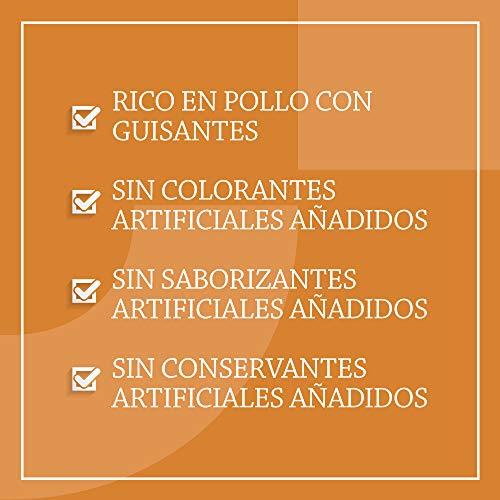 Marca Amazon - Solimo - Alimento seco completo para perro adulto rico en pollo con guisantes, 2 Packs de 5kg