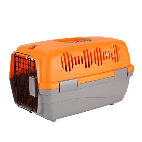 Mascota Aerolínea Aerolínea Aprobada Mochila para Mascotas Portador Portátil Bolsa De Viaje Protección del Medio Ambiente PP Material 48x30x29cm (4 Colores) (Color : Orange)