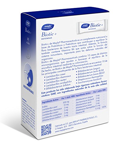 Mayla Biotic+ Complemento Alimenticio - 10 Unidades