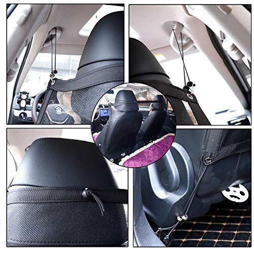 MengH-SHOP Red de Perros para Coche Reja Coche Perro Protector de Malla de Seguridad Universal para Mascotas Cachorros Gatos 115 x 62 cm Negro