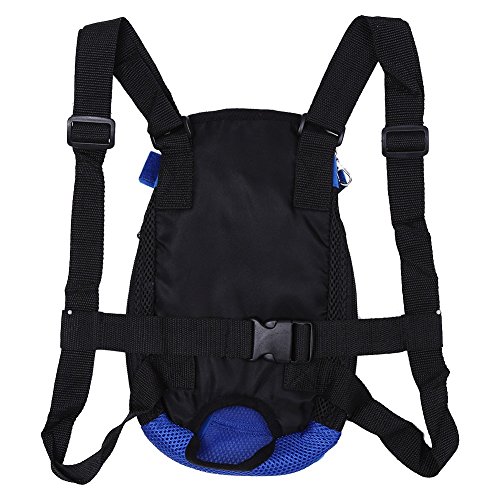 Mochila de transporte para perros, bolsa vientral a la moda, para animales, duradera, con cinco agujeros, 25 – 45 cm